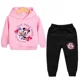 thumbnail image 3 of Ropa de primavera para niños, suéter con capucha de manga larga para niñas de Frozen Elsa, conjunto de 2 piezas de sudadera y pantalón para niños pequeños, 3 of 5