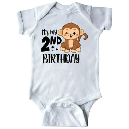 

Inktastic Monkey Its My 2nd Birthday Gift Baby Boy or Baby Girl Bodysuit