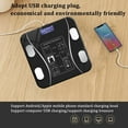 thumbnail image 6 of Digital Bathroom Scales Smart Body Fitness Compositions Health Analyzer,13 Body Composition Analyzer Sync Weight Scale BMI Health Monitor Sync Apps - Black, 6 of 8
