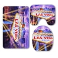 thumbnail image 1 of Juego de alfombras de baño ABPHQTO Las Vegas Showtime Vegas Strip 3 piezas 18x30 18x14 18x14,7, 1 of 2