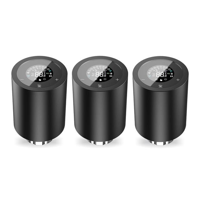 Tuya Actionneur de Radiateur Intelligent, Thermostat Automatique Programmable avec Contrôle Vocal pour Alexa Google Home, Économise l'Énergie