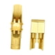 thumbnail image 2 of Boquilla de latón para saxofón alto con tapa y cierre de saxofón, práctica, resistente al desgarro, portátil para amantes de la música y principiantes 5C, 2 of 10