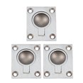 thumbnail image 4 of EeaseCA 3Pcs Stainless Steel Handle Pull Rings Sliding Door Knobs Invisible Buckle Pull Rings Cabinet Wardrobe Handle Drawer Handle (Silver), 4 of 7