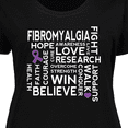 thumbnail image 4 of Inktastic Fibromyalgia Awareness Month Women's Plus Size T-Shirt, 4 of 5