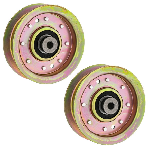 8TEN Flat Idler Pulley for Husqvarna GTH200 173901 532173901 2 Pack 810-CID2232L