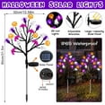 thumbnail image 2 of Halloween Tree Light with 20 LED Pumpkin Bat Ghost Lights, Solar Operated Halloween Lights, Halloween Decorations Indoor Outdoor for Home Table Mantle Halloween Party Decor, 12.59x31.5", 2 of 8