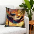 thumbnail image 4 of Linen Pillow Cover for Couch and Bed | Decorative Cushion Case with Invisible Zipper | Washable Square Throw Pillowcase for Living Room, Bedroom, or Outdoor Use | Machine Washable Home Decor, 4 of 6