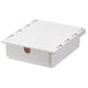 thumbnail image 1 of Cateissary Cajón Caja de almacenamiento Organizador de tiro oculto A prueba de polvo Perforación libre Escritorio Parte inferior Colgando Misceláneas Almacenamiento y organización del hogar No.1 Cateissary HA026384-01, 1 of 6