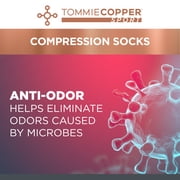Tommie Copper Compression Socks 2 Pack, Small/Medium , Black, Unisex Sizing