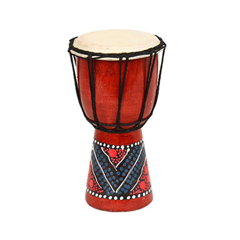 4 Inch 6 Inch Professional African Djembe Drum Wooden Goat Skin Good