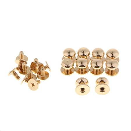 

10x Head Studs Screw Nail Rivet Spot Leather Button