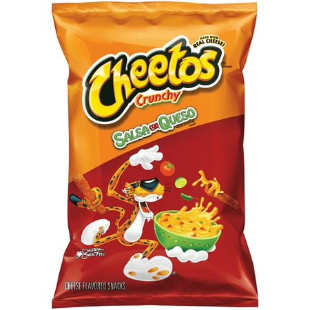 Cheetos Crunchy Salsa con Queso Cheese Flavored Snacks, 8.5 Oz.