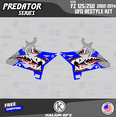 thumbnail image 4 of Kalair GFX Graphics Kit for Yamaha YZ125 UFO RESTYLED (2002-2014) Predator Series, 4 of 5