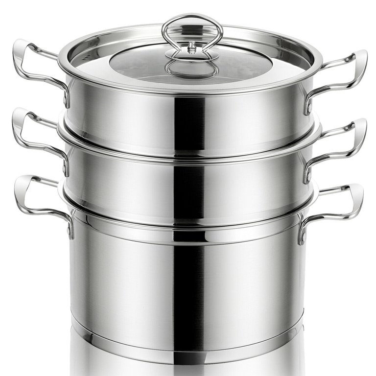 Two-layer Steamer Set, Three-layer Steamer Set, Stainless Steel