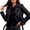 Black, variant on Womens Leather Moto Biker Jackets Vintange Y2K Asymmetric Zip Coats with Belt Lapel Long Sleeve Casual Fall Streetwear Outerwear