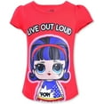thumbnail image 5 of L.O.L. Surprise! Shapes, Splatters and Pop Hearts Girls 4 Pack Character Short Sleeve Tees, 8-21, 5 of 9