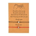 thumbnail image 5 of The red cord promises a simple five-pointed star wax thread woven card bracelet for couples or couples to pair up. It's his and her promise bracelet that gives her the promise bracelet, 5 of 7