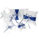 thumbnail image 1 of Suministros de boda,5pcs / set Suministros de boda Canasta de niña de flores de satén de doble coraz Tomshoo Azul, 1 of 7