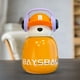 thumbnail image 2 of Big Belly Cup para Niños Taza de Paja Aislada con Orejas de Oso, Botella Térmica Portátil de Acero Inoxidable para Bebidas Frías Calientes, Diseño a Prueba de Fugas, 2 of 4