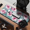 thumbnail image 2 of Long Mouse Pads for Desk,Pioneer Flower Floral Print Pattern Desk Mats on Top Of Desks, Desk Mouse Pad Extra Large with 3mm Non-Slip Base and Stitched Edge for Gaming,Office,Work,Home 35.4"x15.7", 2 of 6