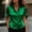 Green, variant on Women's Workwear Satin Short Sleeve Shirt, Collared Button Down Blouse, Comfortable Flowy Top for Office Daily Wear and Remote Work, Blue S