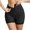 Black, variant on FASHOFT Beige Shapewear Shorts For Women High Waist Tummy Control Liner Panties Hip Booty Sculpting Soft Daily Under Bottoms Women's Shapewear Control Panties S