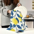 thumbnail image 6 of Coolnut Lemon Kitchen Dish Towel Set of 4, Soft Absorbent Drying Dishcloths Dish Towels with Hanging Loop for Kitchen Bathroom Bar Home Decor, 28 x 18 Inch Washcloth Gift, 6 of 7