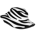 thumbnail image 2 of TEQUAN Foldable Polyester Adult Bucket Hat Abstract Animal Zebra Stripes Prints Sun Beach Fishing Outdoor Cap Unisex, 2 of 5