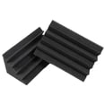 thumbnail image 5 of New 8 Pack of 4.6 in X 4.6 in X 9.5 in Black Soundproofing Insulation Bass Trap Acoustic Wall Foam P, 5 of 5