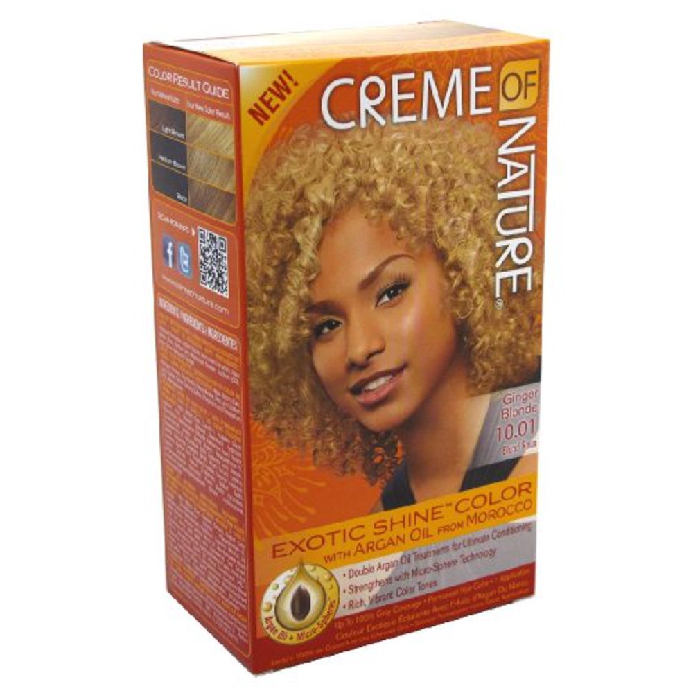 Creme of nature exotic shine color, ginger blonde, 10.01 fluid ounce Creme of Nature Exotic Shine Color, Ginger Blonde, 10.01 Fluid Ounce