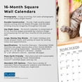 thumbnail image 6 of I Love Cats | 2026 12x24" (Hanging) Monthly Square Wall Calendar | Plato, 6 of 9