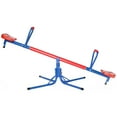 thumbnail image 3 of Outdoor Red and Blue Metal Rotating Seesaw, 3 of 6