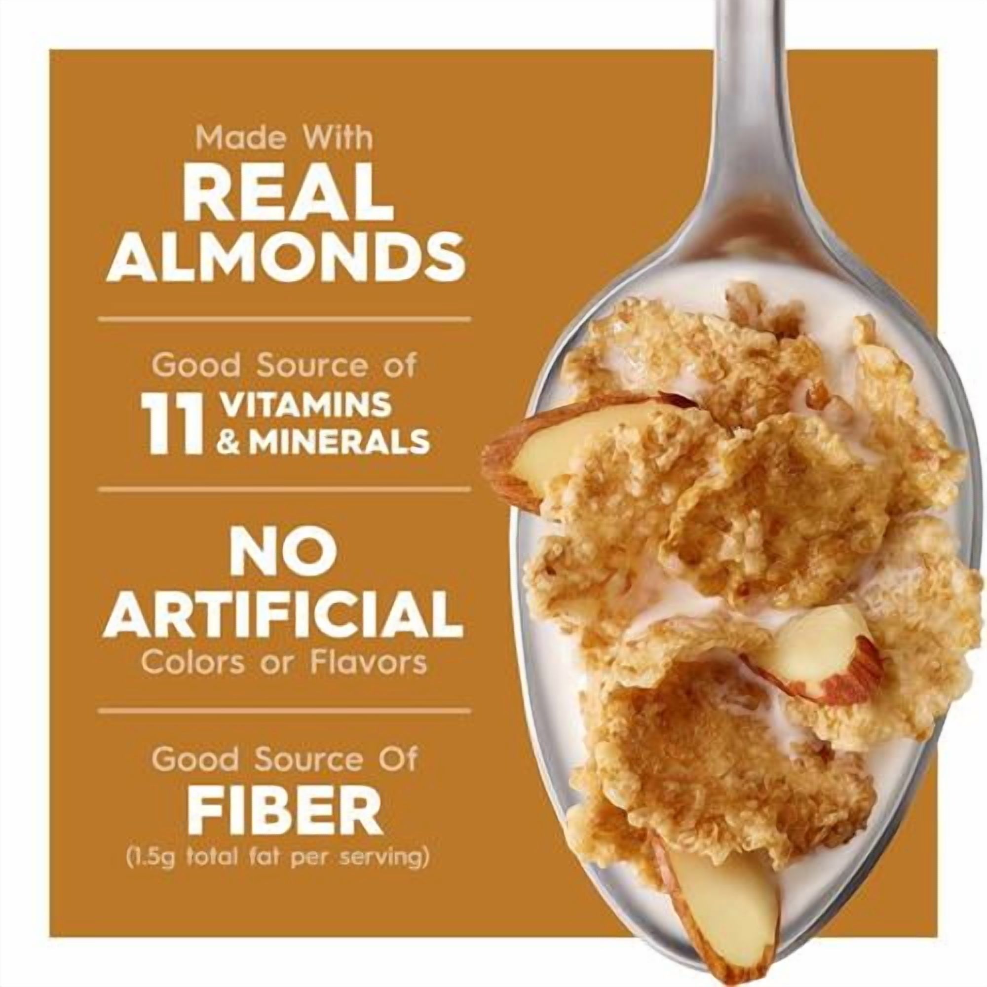 Kelloggs Special K Breakfast Cereal, Fiber Cereal, Family Breakfast, Vanilla And Almond, 12.5Oz Box (1 Box) - Pack of 2