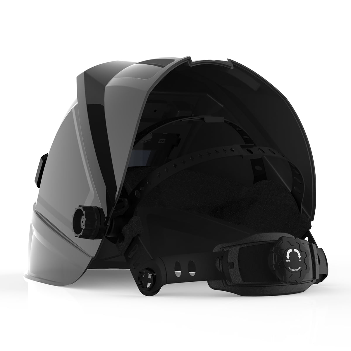 TOOLIOM Flip Up Welding Helmet 3.64*1.67'' Auto Darkening Clamshell Lift Front