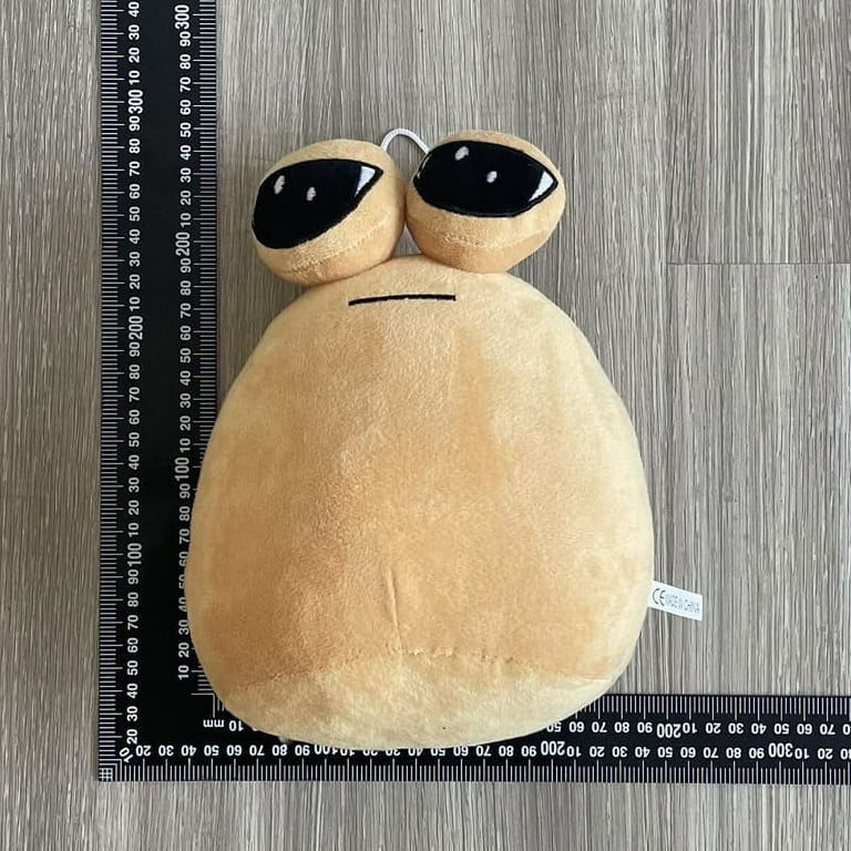 inch Cute Alien Pou Plush Toy, Kawaii Pou Stuffed Plush Doll Sad