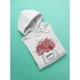 thumbnail image 3 of Red Flowers Bag Hoodie Women -Image by Shutterstock, Female x-Large, 3 of 4
