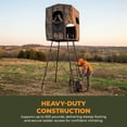 thumbnail image 4 of Muddy Quad Pod Deluxe 12' Steel Hunting Stand with Ladder, Steel Frame, Camo, 4 of 8