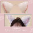 thumbnail image 4 of unbranded 1Jgo Orejas De En Rosa Con Collar Cosplay Para Y Fiesta, 4 of 8