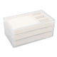 thumbnail image 5 of Caja de almacenamiento de joyas Ticfox acrílico 3 cajones Forro de franela, 5 of 14