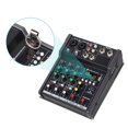 thumbnail image 2 of Consola mezcladora USB portátil de 4 canales Mezclador de audio digital compatible con BT, 2 of 7