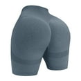 thumbnail image 5 of Women's Seamless High Waisted Biker Shorts Sculpting Compression Workout Shorts, 5 of 8