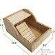 thumbnail image 5 of Hamster Sand Bath Box Wooden Small Animals Shower Room Chinchilla Digging Sand Bathtub Container with Climbing Ladder Bowl for Dwarf Syrian Mice Mouse Gerbils Hedgehog, 5 of 5