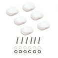 thumbnail image 1 of 6 PCS Vintage String Tuning Pegs Replacement Machine Heads with White Plastic Buttons for Electric Guitar, 1 of 8
