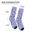 thumbnail image 3 of Athletic Socks Holographic Iridescent Color Wrinkled Foil Sport Running Calf Socks Crew Socks for Men Women, 3 of 7