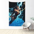 thumbnail image 1 of Tapiz de Mujer Maravilla para colgar en la pared, póster artístico, decoración para dormitorio, sala de estar, dormitorio, fiesta en casa, 90 x 60 pulgadas, 1 of 8