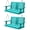 Aruba, variant on SERWALL HDPE 4-ft Outdoor Porch Swing, Patio Porch Swing with Cup Holders, 660LBS Weight Capacity for Patio, Garden, Blue