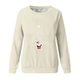 thumbnail image 4 of Xdegoge Women Christmas Sweatshirt Vacation Loose Casual Hoodie Holiday Xmas Tree Shirts Winter Vintage Trendy Tops Funny Long Sleeve Top 2025, 4 of 4
