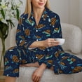 thumbnail image 6 of Bingfone Womens Pajama Sets Sea Turtles Swimming Print,Long Sleeve Loungewear Pajamas Set-XX-Large, 6 of 8