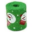 thumbnail image 1 of 6.56ft Christmas Burlap Ribbon Decorative Burlap Ribbon Roll Jute Burlap Roll, 1 of 2