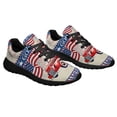 thumbnail image 6 of Patriotic Red Truck God Bless America Shoes Sneakers for Women Men Black Size 4.5, 6 of 7